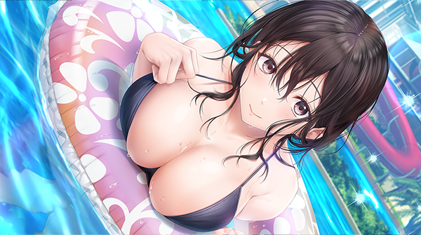 上級生カノジョ、八尋実桜とプールに遊びに行こう！